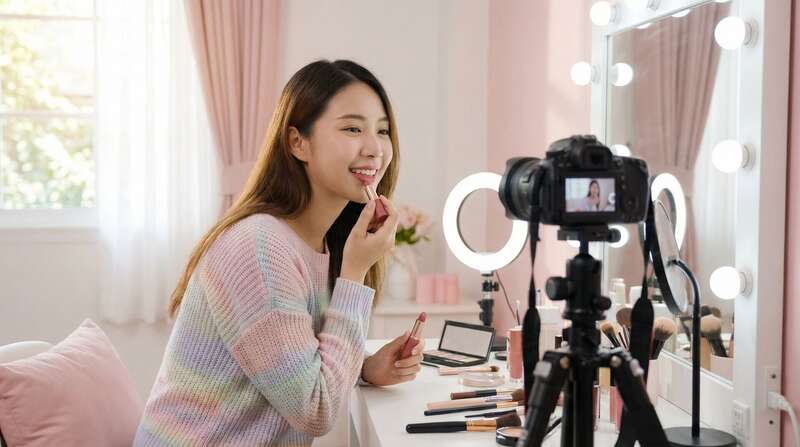 反差母狗美妆视频教程